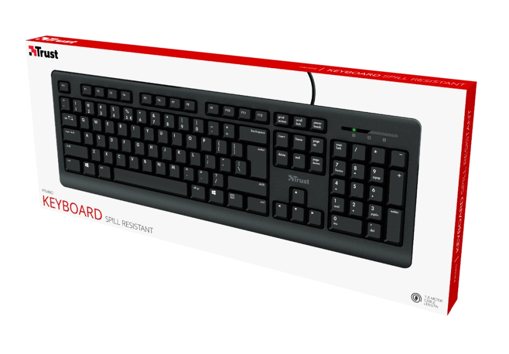 TRUST Primo Keyboard BG layout