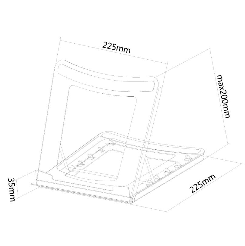 Neomounts Notebook Desk Stand (ergonomic