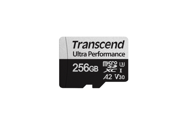 Transcend 256GB micro SD w/ adapter UHS-I U3 A2 Ultra Performance
