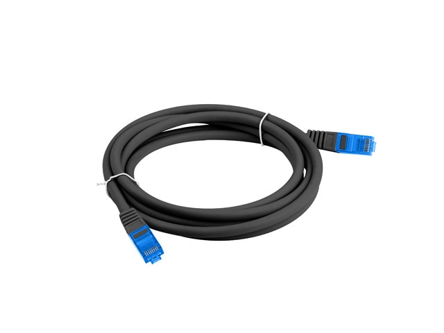 Lanberg patchcord CAT.6A FTP LSZH CCA 0.5m Fluke Passed