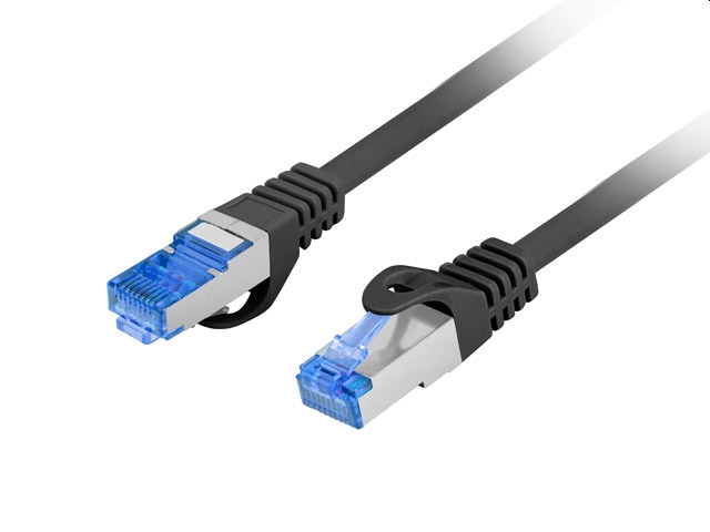 Lanberg patchcord CAT.6A FTP LSZH CCA 0.5m Fluke Passed