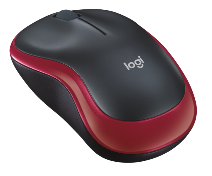 Logitech Wireless Mouse M185 - RED - 2.4GHZ - N/A - EWR2 - 10PK ARCA AUTO