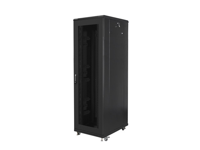Lanberg rack cabinet 19" free-standing 42U / 800x800 self-assembly flat pack with mesh door