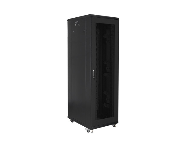 Lanberg rack cabinet 19" free-standing 42U / 800x800 self-assembly flat pack with mesh door