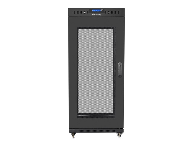 Lanberg rack cabinet 19" free-standing 27U / 600x800 self-assembly flat pack with mesh door LCD
