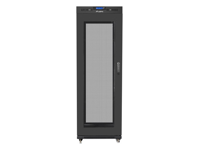 Lanberg rack cabinet 19" free-standing 37U / 600x800 self-assembly flat pack with mesh door LCD