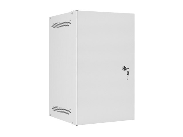Lanberg rack cabinet 10" wall-mount 9U / 280x310 self-assembly flat pack with metal door