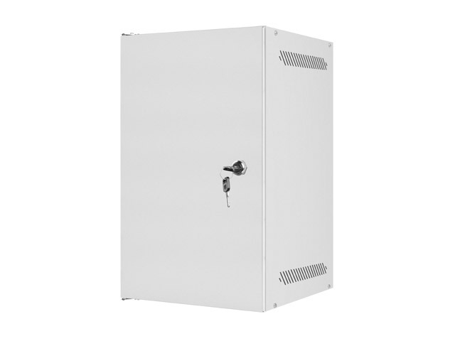 Lanberg rack cabinet 10" wall-mount 9U / 280x310 self-assembly flat pack with metal door
