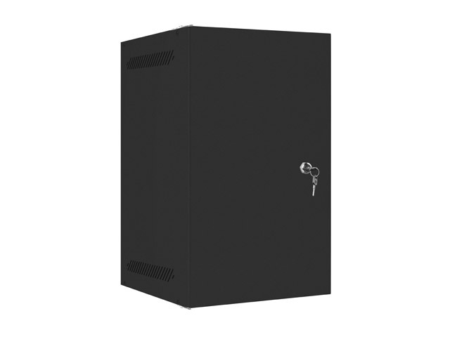 Lanberg rack cabinet 10" wall-mount 9U / 280x310 self-assembly flat pack with metal door