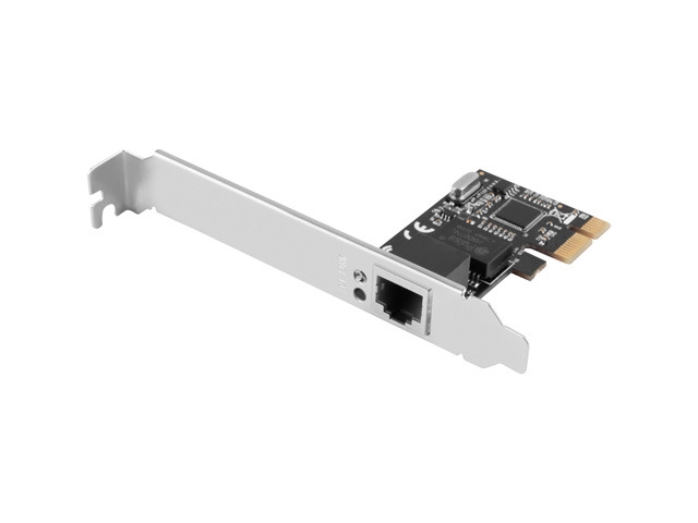 Lanberg network interface card PCI-express gigabit ethernet RTL8111C low profile