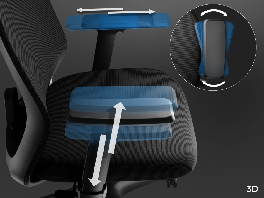 Genesis Ergonomic Chair Astat 200 Black