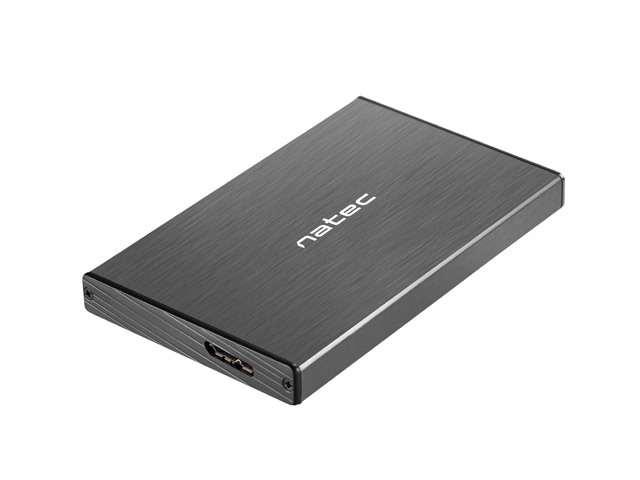 Natec External HDD/SSD Enclosure Rhino Go SATA 2.5" USB 3.0 Black