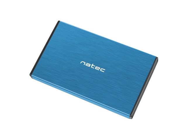 Natec External HDD/SSD Enclosure Rhino Go SATA 2.5" USB 3.0 Blue