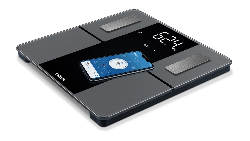 Beurer BF 500 BT diagnostic bathroom scale in black