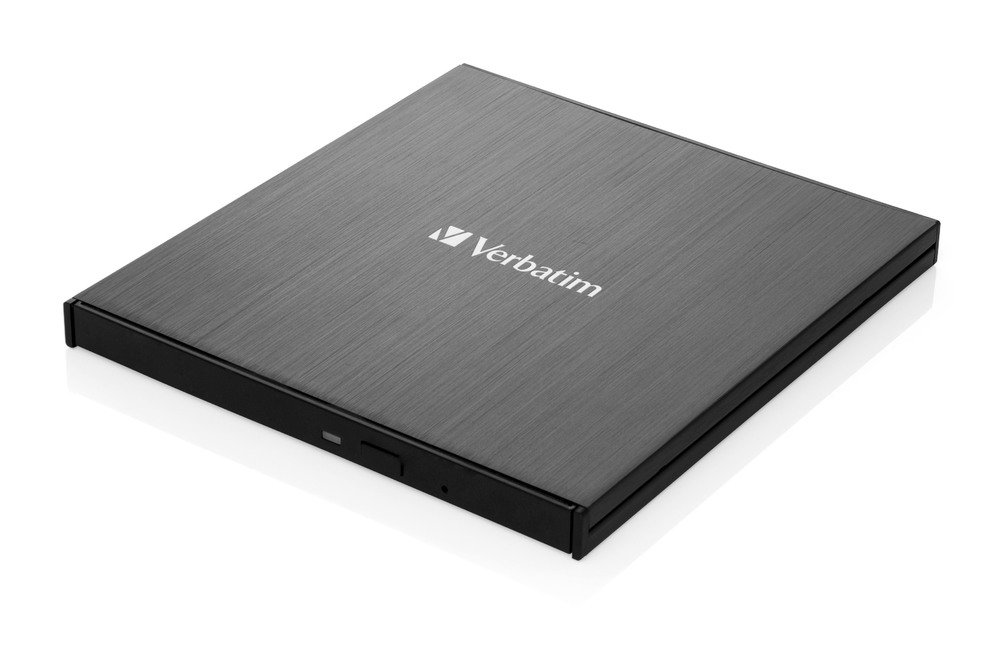 Verbatim External Slimline CD/DVD Writer USB 3.2 Gen 1/USB-C