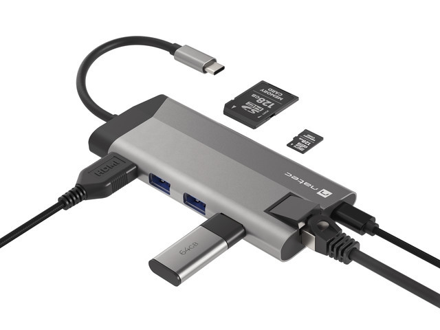 Natec Fowler Plus Multiport Adapter 8 in 1