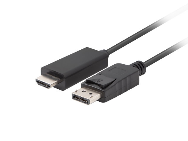 Lanberg display port (M) V1.1 -> HDMI (M) cable 1.8m