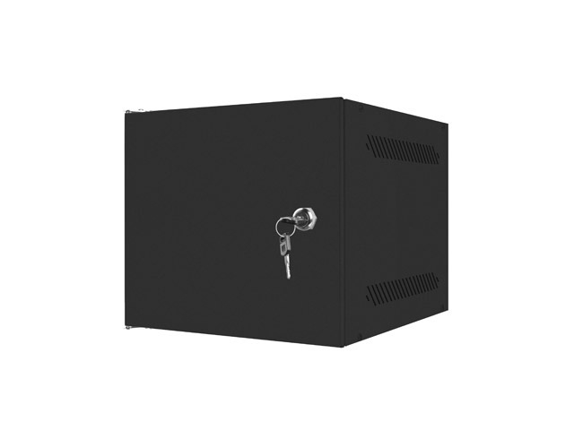 Lanberg rack cabinet 10" wall-mount 6U / 280x310 for self-assembly with metal door (flat pack)