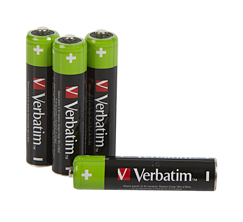 Verbatim Rechargeable Battery AAA 4 Pack / HR03