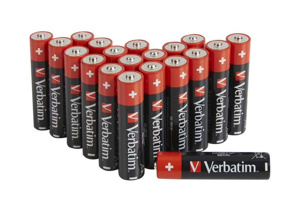 Verbatim Alkaline Battery AAA 20 Pack (Hangcard)