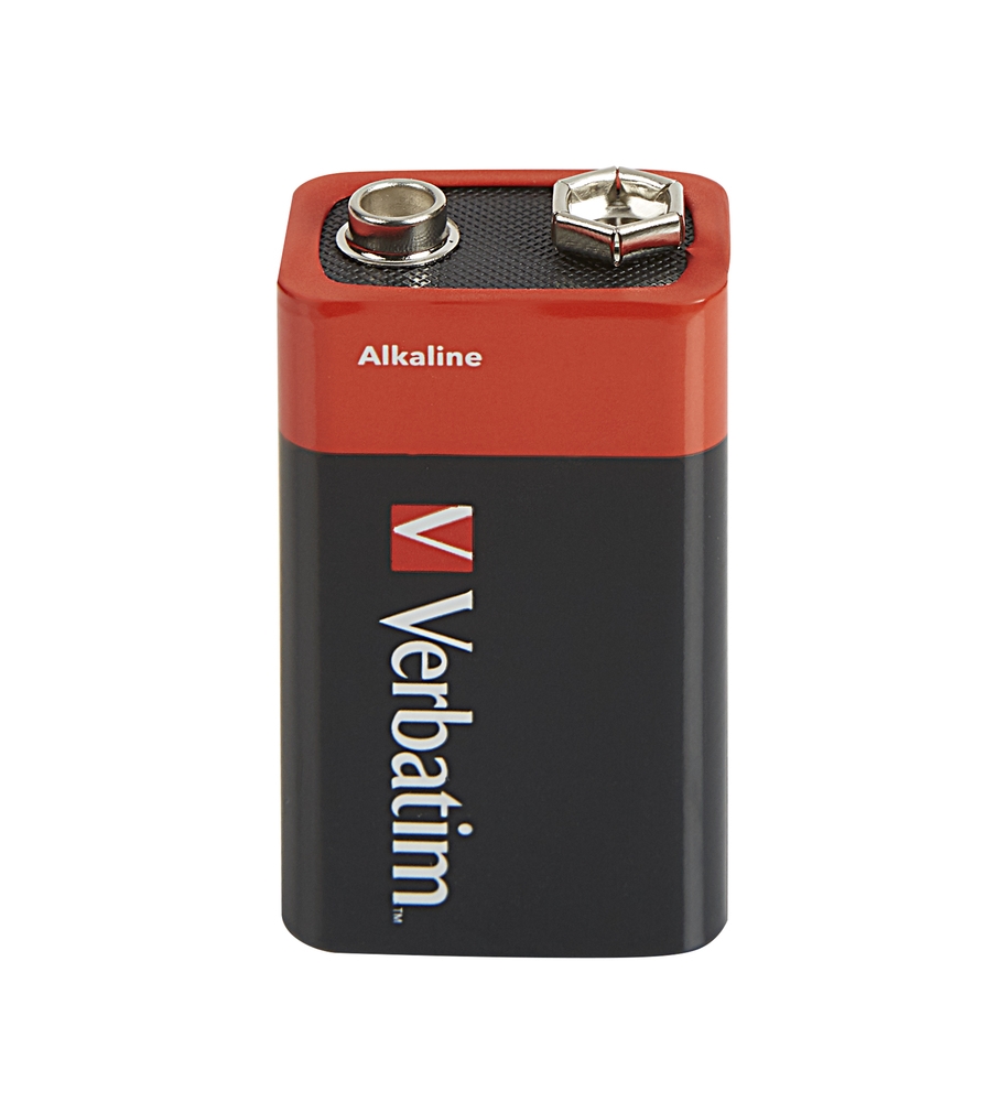 Verbatim Alkaline Battery 9V 1 Pack (Hangcard)