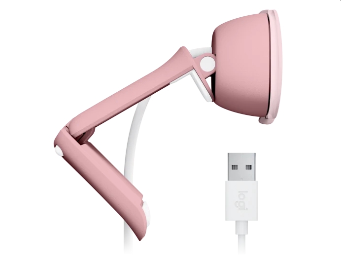 Logitech Brio 100 Full HD Webcam - ROSE - USB - N/A - EMEA28-935 - WEBCAM