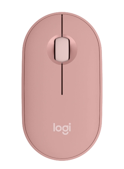 Logitech Pebble Mouse 2 M350s - TONAL ROSE - BT - N/A - EMEA-808 - DONGLELESS
