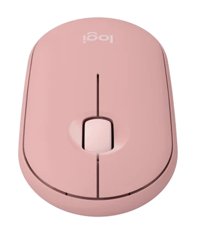 Logitech Pebble Mouse 2 M350s - TONAL ROSE - BT - N/A - EMEA-808 - DONGLELESS