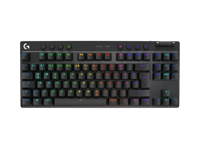 Logitech G PRO X TKL LIGHTSPEED Gaming Keyboard - BLACK - US INT'L - 2.4GHZ/BT - N/A - EMEA28-935 - TACTILE