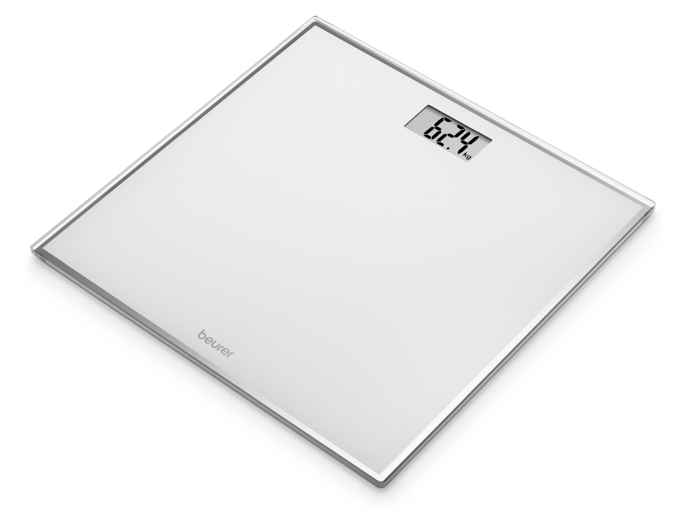 Beurer GS 120 Kompakt Glass bathroom scale black; Automatic switch-off