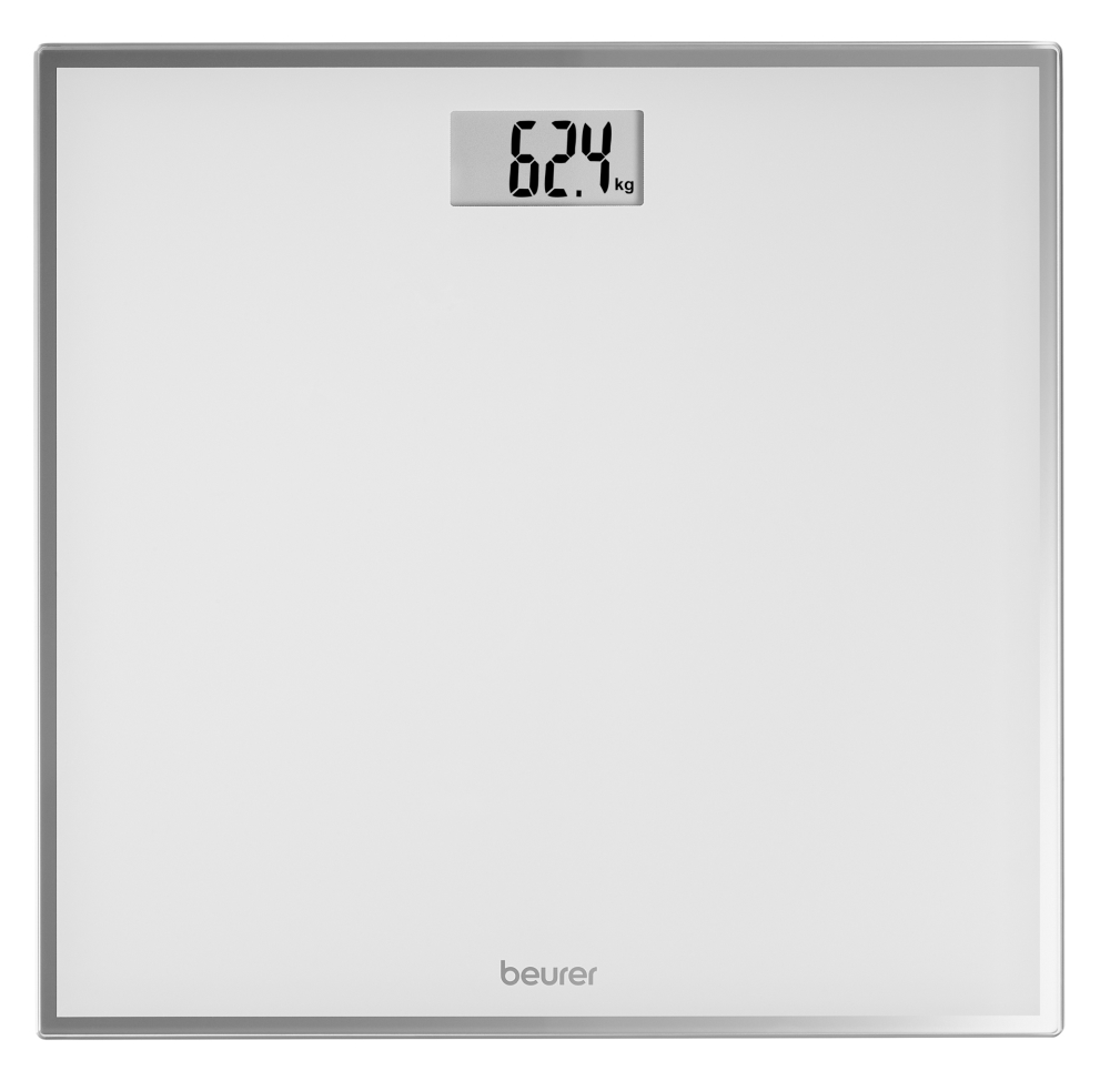 Beurer GS 120 Kompakt Glass bathroom scale black; Automatic switch-off