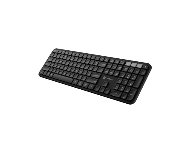 Natec Set 2 in 1 Keyboard Octopus + Mouse US Layout Wireless Bluetooth + 2.4 GHz USB
