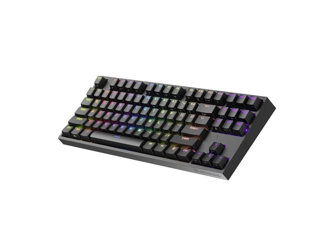 Genesis Gaming Keyboard Thor 404 TKL Black RGB Backlight US Layout Yellow Switch