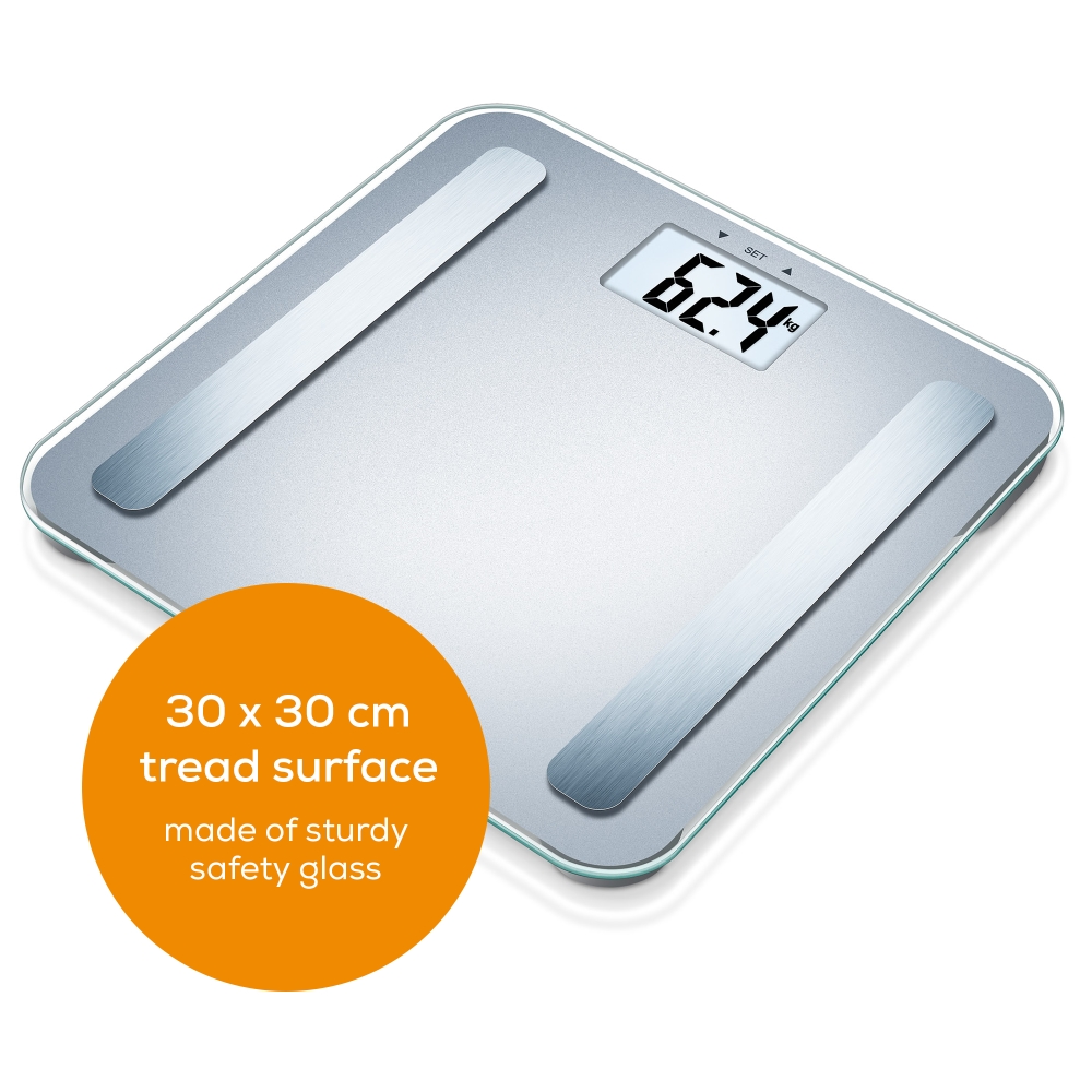 Beurer BF 183 diagnostic bathroom scale; Extra large LCD display; Weight
