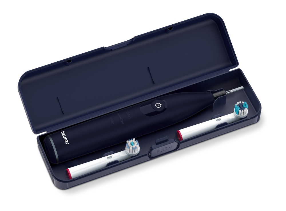 Beurer TB 50 Electric toothbrush; Integr. pressure sensor; 3 cleaning programs; 45 days Battery life; 2-min timer; Oscillating