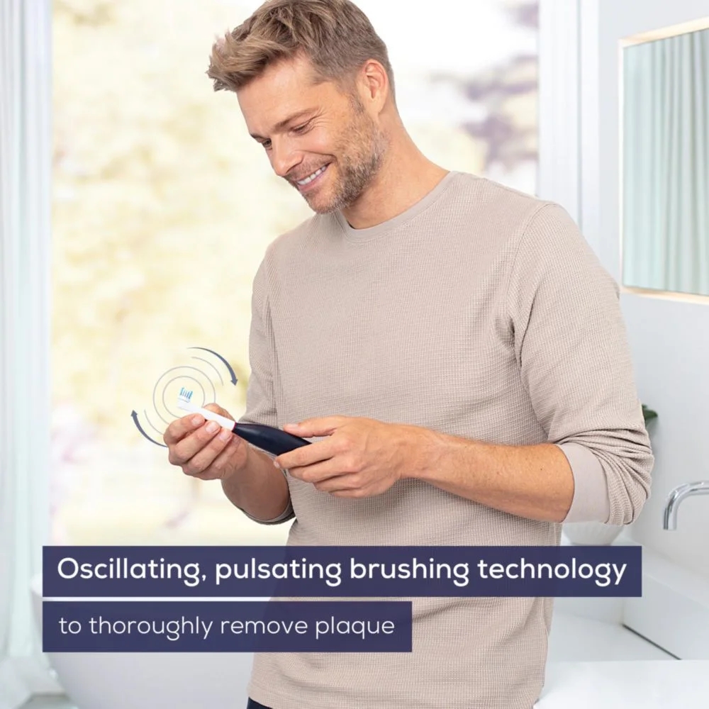 Beurer TB 50 Electric toothbrush; Integr. pressure sensor; 3 cleaning programs; 45 days Battery life; 2-min timer; Oscillating