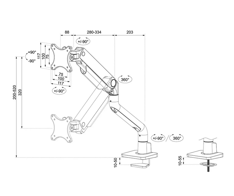 Neomounts Next One Desk Mount