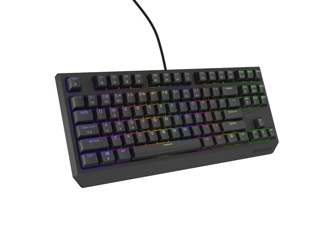 Genesis Gaming Keyboard Thor 230 TKL US RGB Mechanical Outemu Brown Black Hot Swap