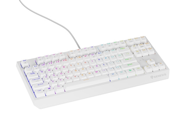 Genesis Gaming Keyboard Thor 230 TKL US RGB Mechanical Outemu Brown White Hot Swap
