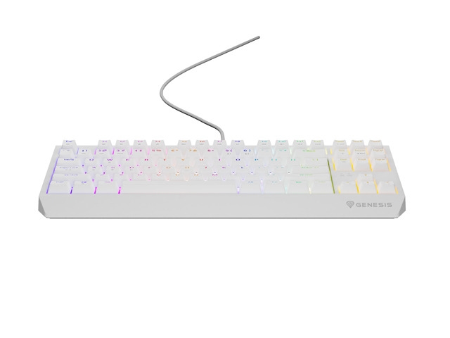 Genesis Gaming Keyboard Thor 230 TKL US RGB Mechanical Outemu Brown White Hot Swap