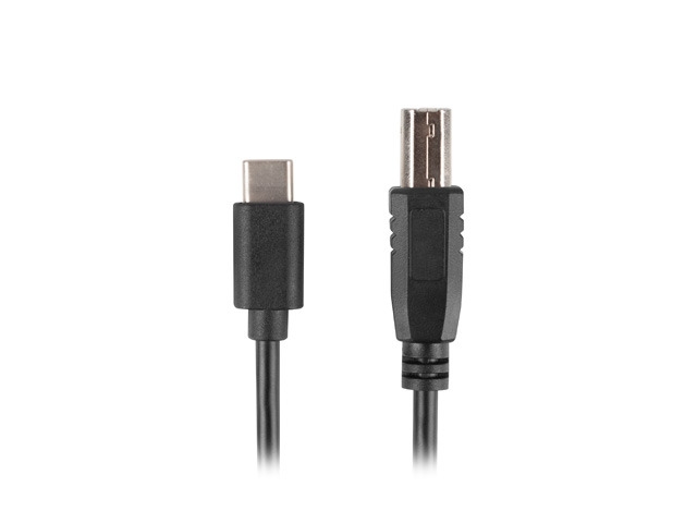 Lanberg USB-C (M) -> USB-B (M) 2.0 ferrite cable 1.8m