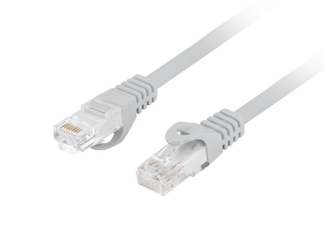 Lanberg patchcord CAT.6 UTP LSZH CCA 1m Fluke Passed