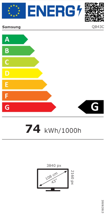 Samsung LFD QB43C