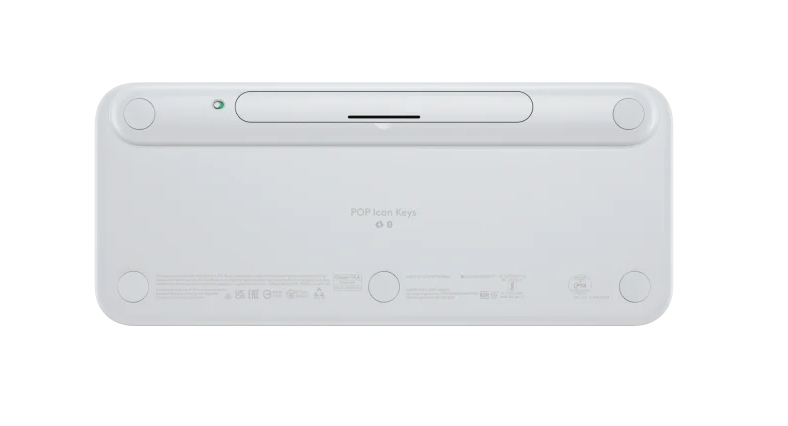 Logitech Pop Icon Keys - White - US INT'L - BT - N/A - INTNL-973