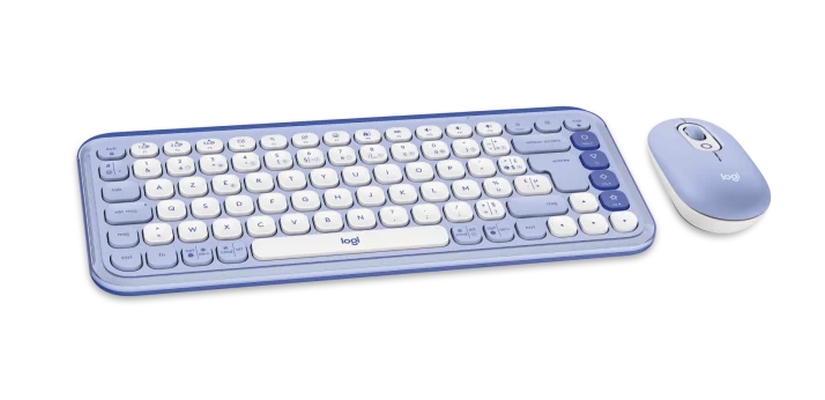 Logitech Pop Icon Combo - Lilac - US INT'L - INTNL-973