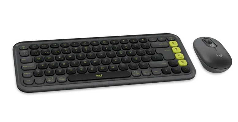 Logitech Pop Icon Combo - Graphite - US INT'L - BT - N/A - INTNL-973