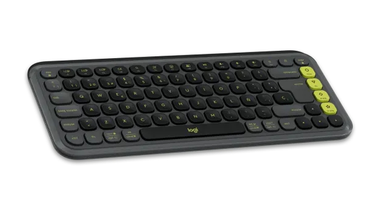Logitech Pop Icon Combo - Graphite - US INT'L - BT - N/A - INTNL-973