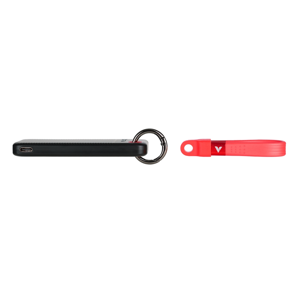 Verbatim Pocket SSD USB 3.2 Gen 2 2TB Black/Red