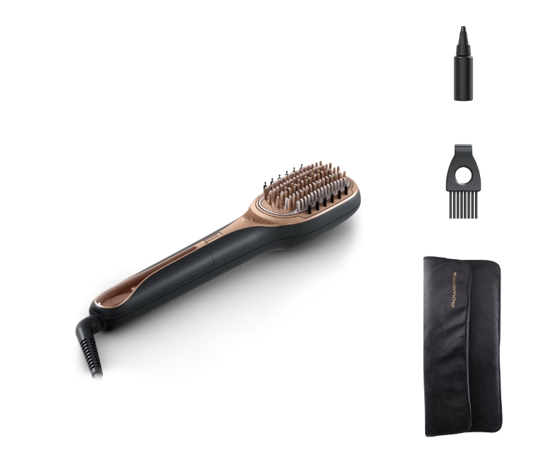 Rowenta CF9940F0 Hair Therapist Steam Brush Black