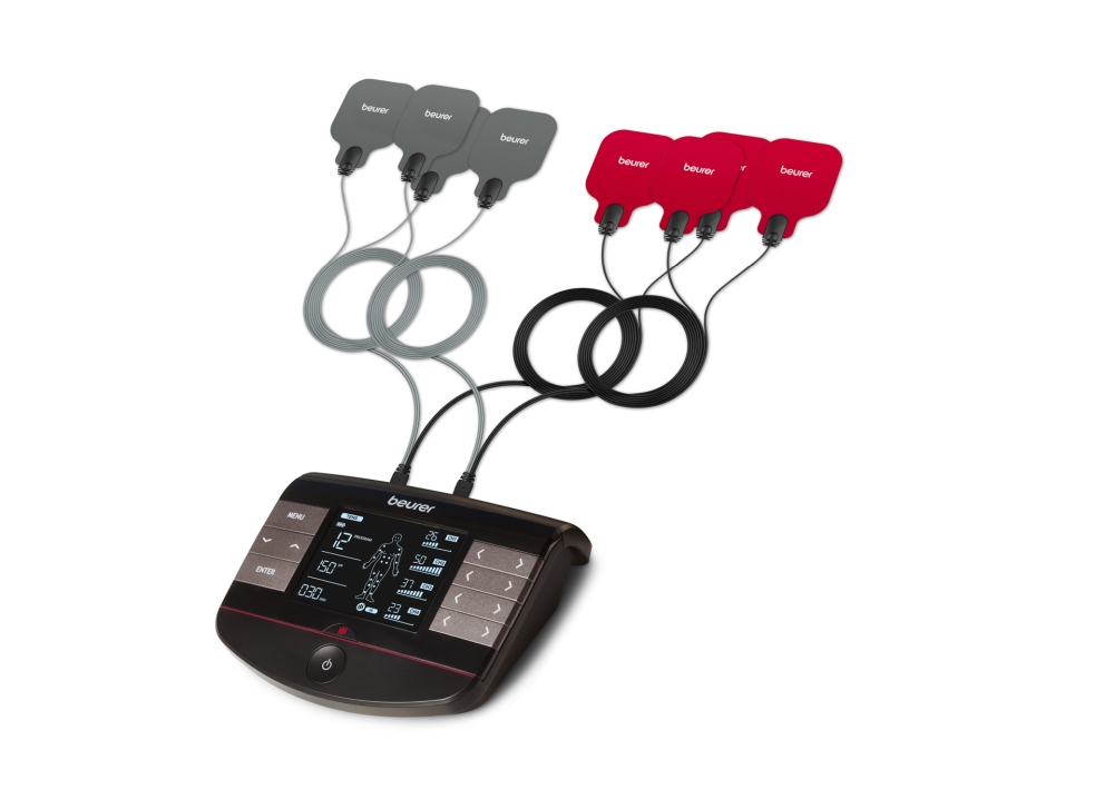 Beurer EM 89 Heat Digital TENS/EMS device with heat function; 4-in-1 function: TENS